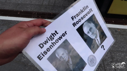 Mandela Effect - Eisenhower Dime (Memory Test #1) in the streets of New York City