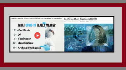 PROOF THE CHIP IS IN THE MARK/1ST SHOT OF CV VAX - AND LUCIFERASE CHAIN REACTION TO ID2020