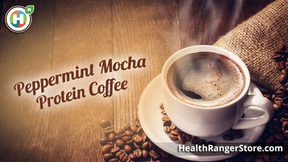 Peppermint mocha protein coffee