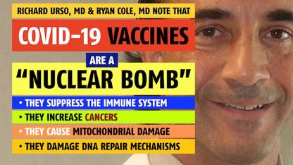 COVID-19 vaccines are a "nuclear bomb" says Richard Urso, MD
