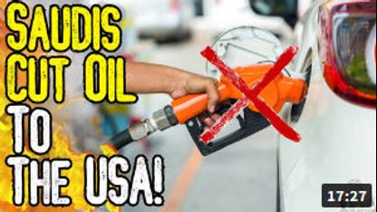 WOW! Saudi Arabia CUTS OIL To US! - Shortages Are About To SKYROCKET! - Great Reset Ahead!