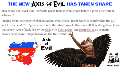 The "New Axis of Evil" Has Taken Shape 🌎