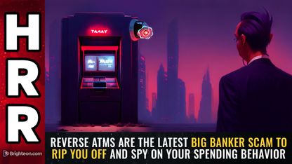 REVERSE ATMs are the latest big banker SCAM to rip you off and spy on your spending behavior