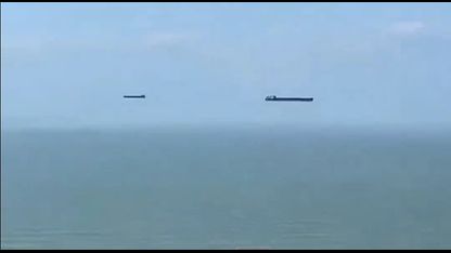 Watch Ships Appear to be Floating 'over' Azov Sea in the Sky - in Russia's Krasnodar region caught on camera, this optical illusion