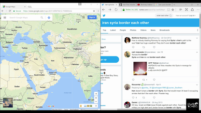 Mandela Effect - Iraq used to border Afghanistan, Iran bordered Syria