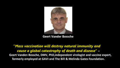 142) Geert Vanden Bossche [4' trailer]: vaccines are creating a bioweapon of mass destruction