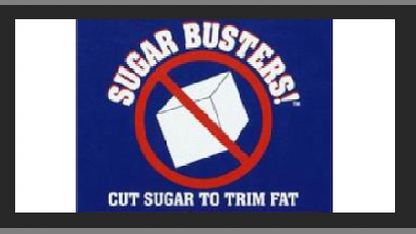 Sugar Busters. They said hypo-glycemia doesn't exist, but something is wrong with my blood sugar.